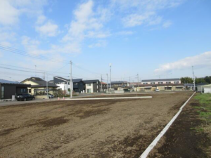 真岡市高勢町、土地の画像です