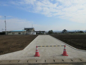 真岡市高勢町、土地の画像です