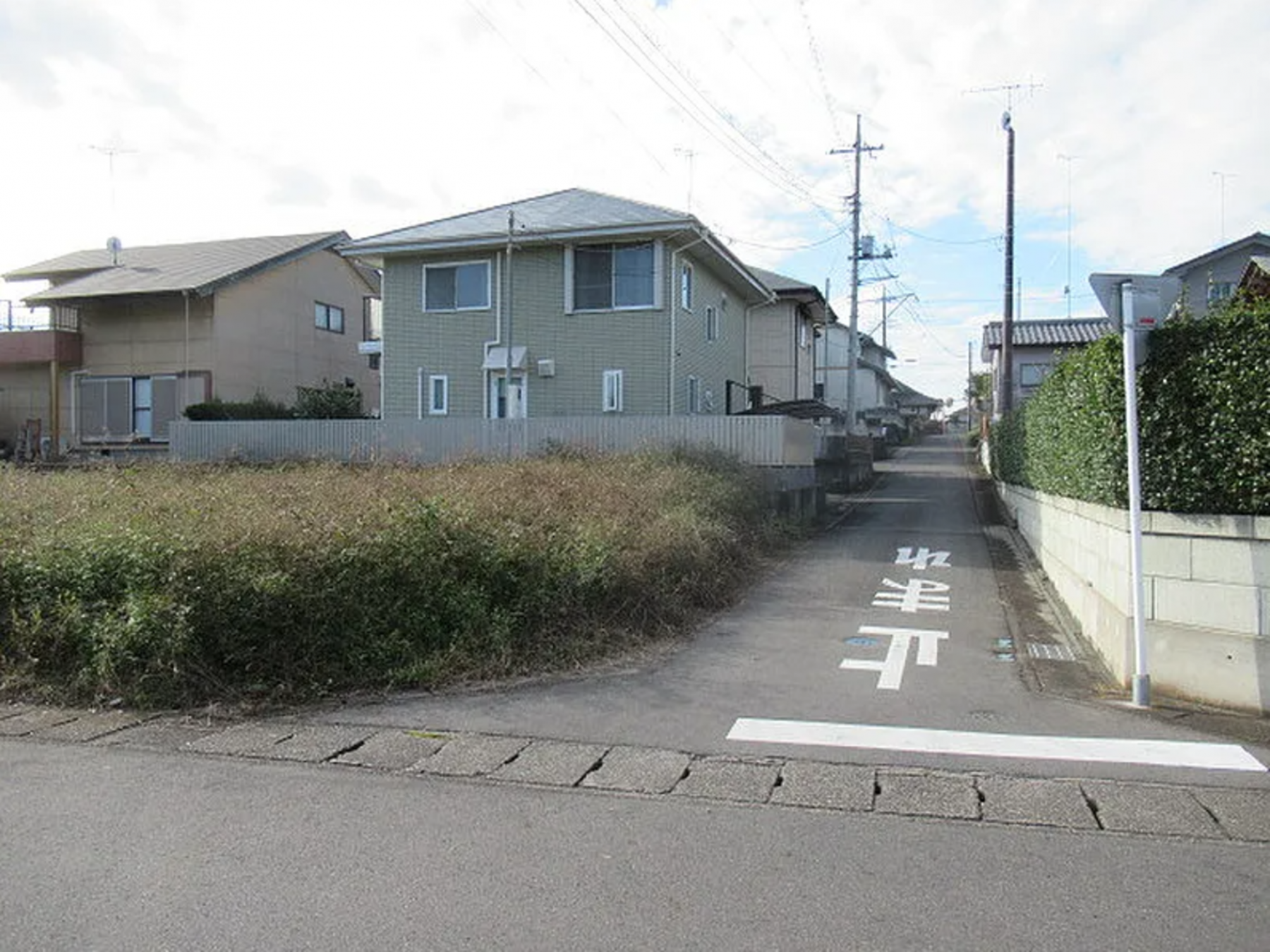 真岡市久下田西、土地の画像です