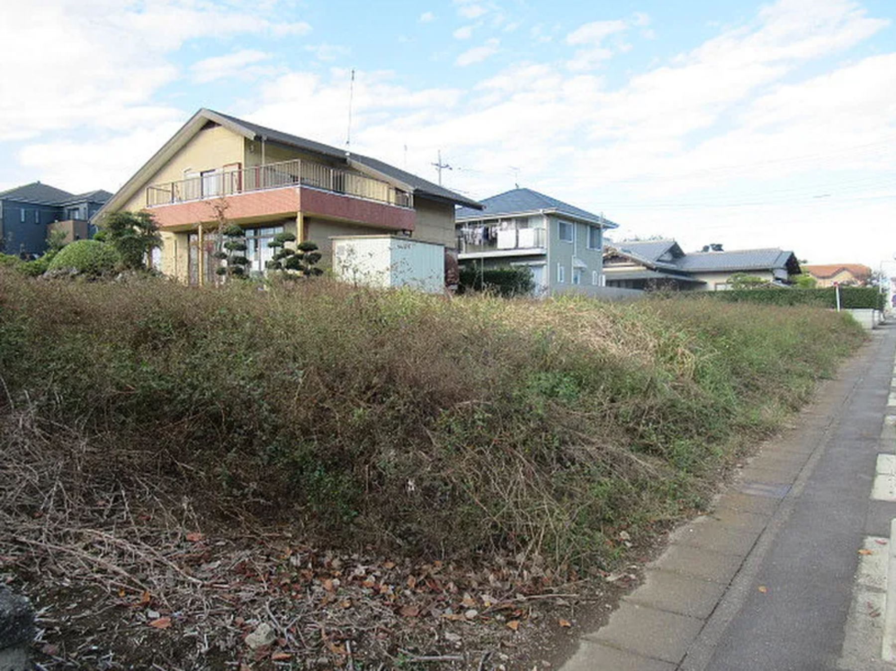 真岡市久下田西、土地の画像です
