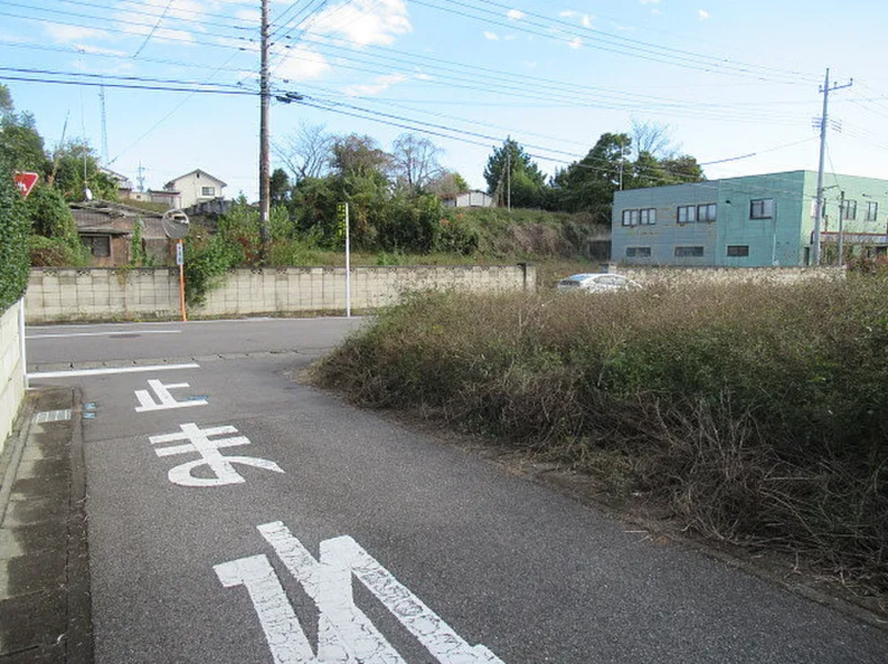 真岡市久下田西、土地の画像です