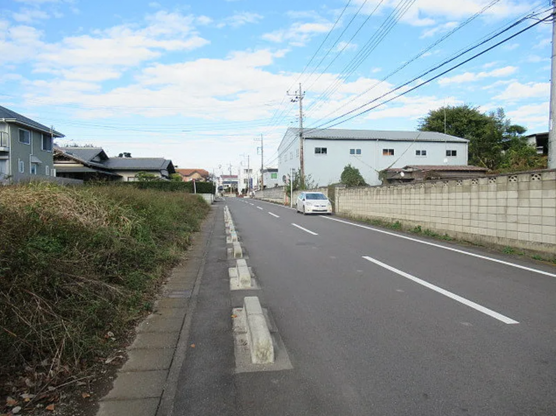 真岡市久下田西、土地の画像です