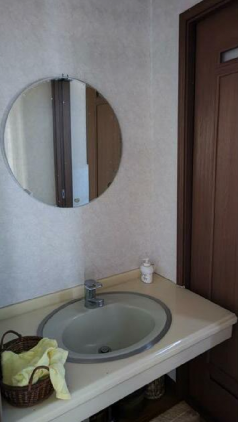 真岡市久下田西、中古一戸建ての洗面画像です