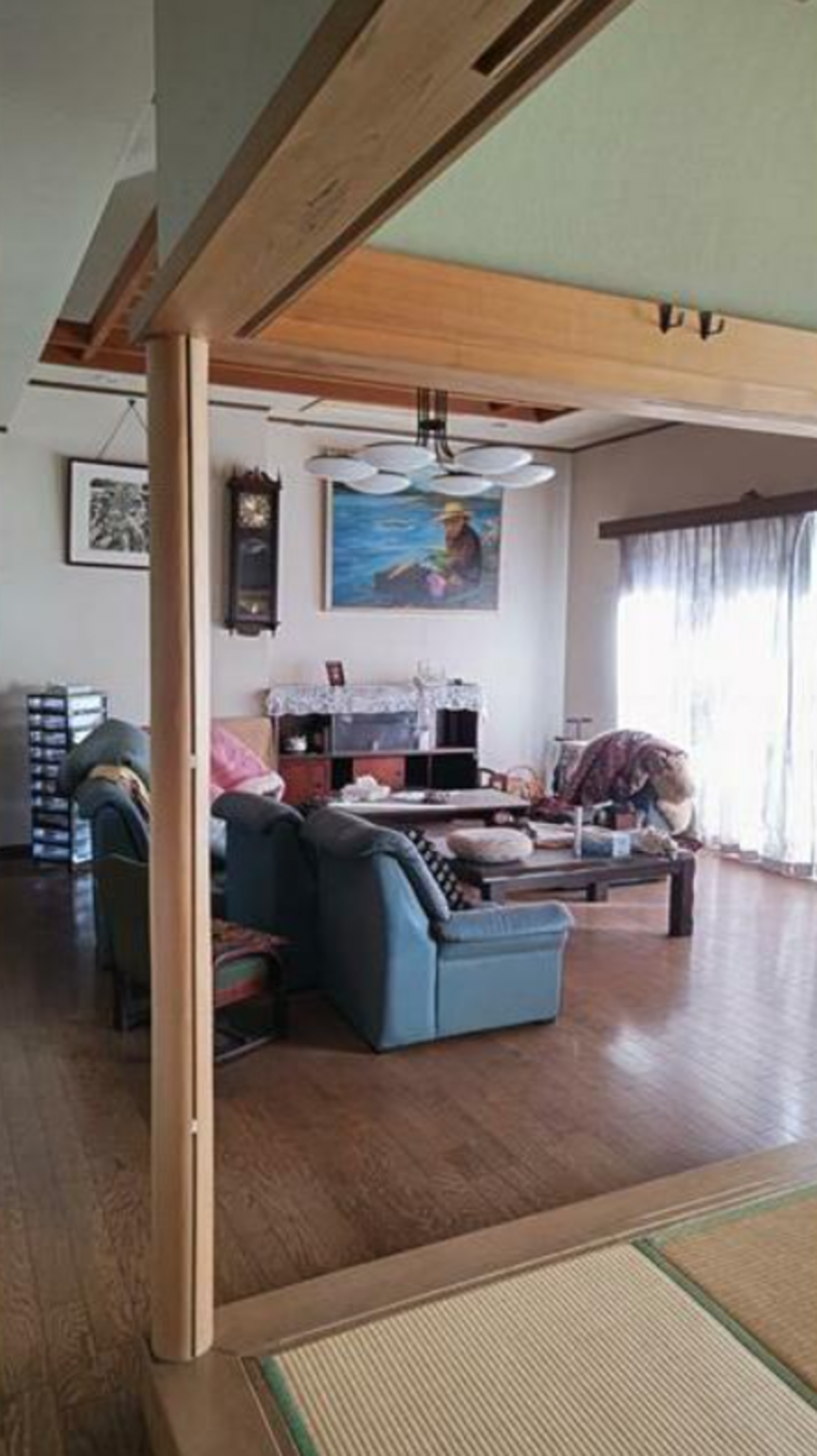 真岡市久下田西、中古一戸建ての居間画像です