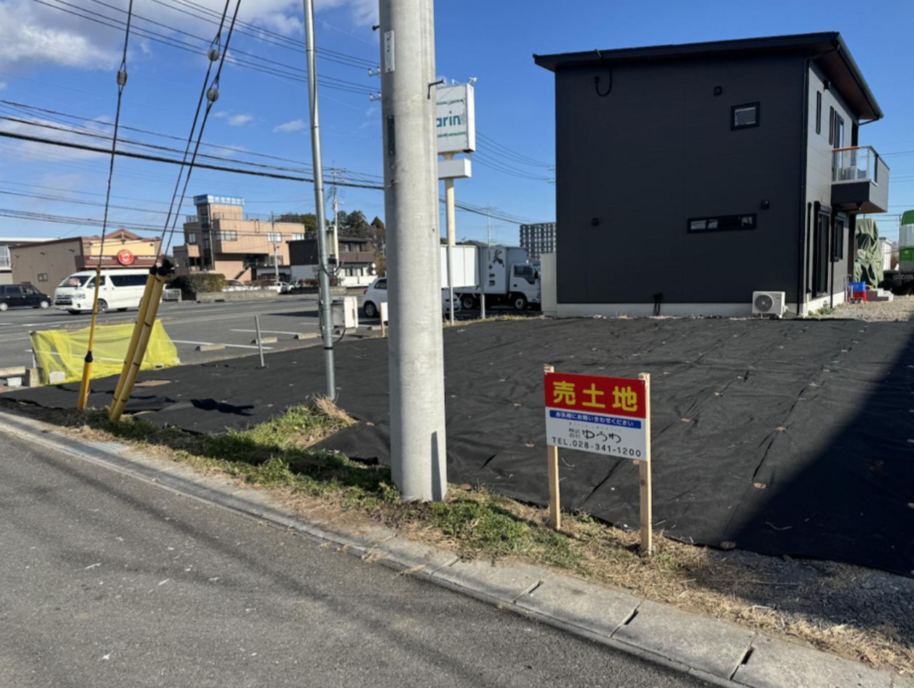 真岡市長田、土地の画像です