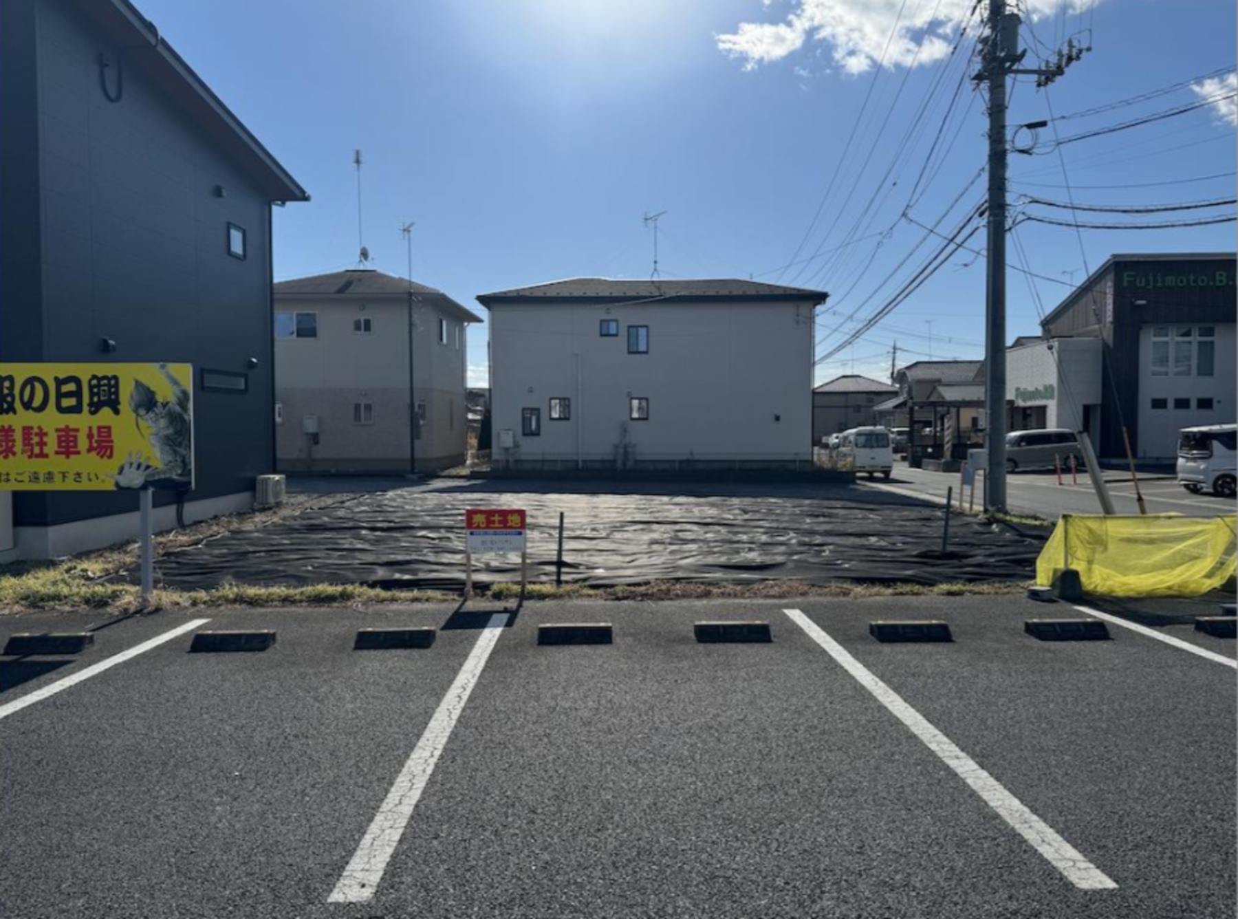 真岡市長田、土地の画像です