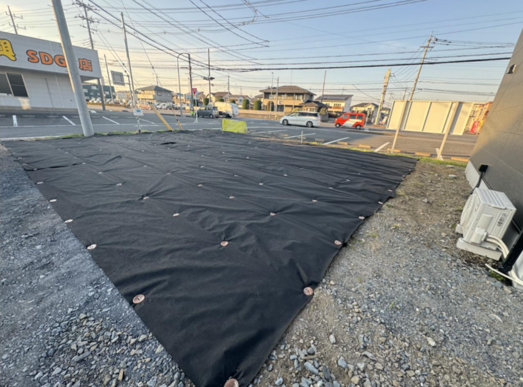 真岡市長田、土地の画像です