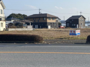 真岡市西沼、土地の画像です