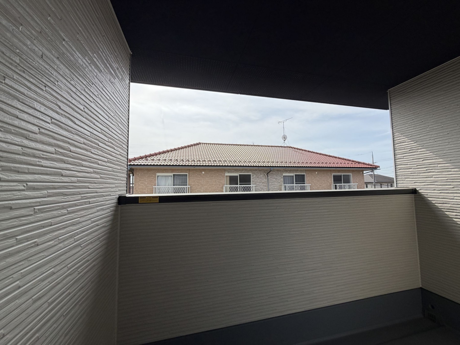 真岡市下高間木、新築一戸建てのバルコニー画像です