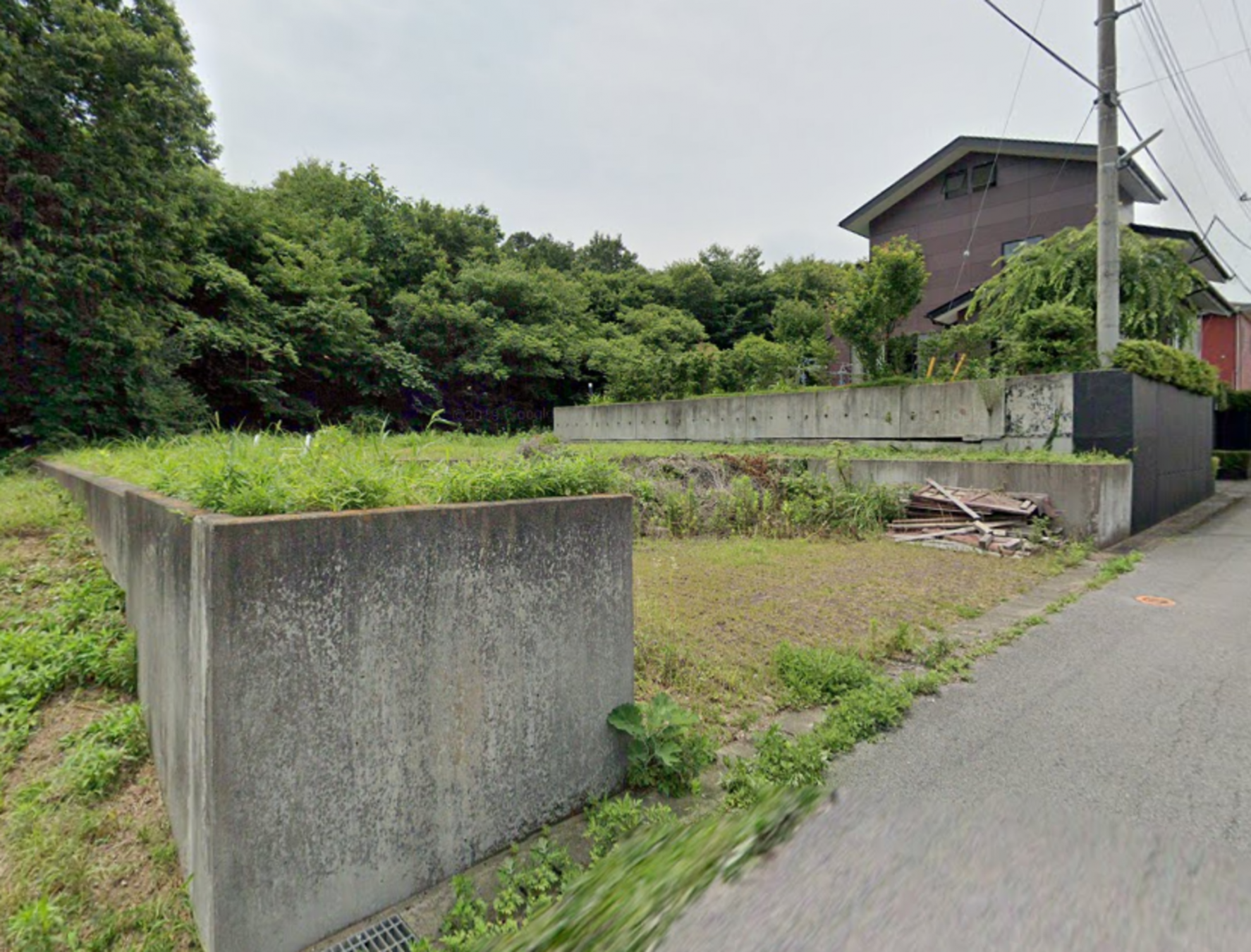 芳賀郡益子町大字塙、土地の画像です