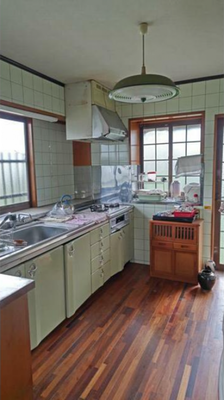 真岡市久下田、中古一戸建てのキッチン画像です