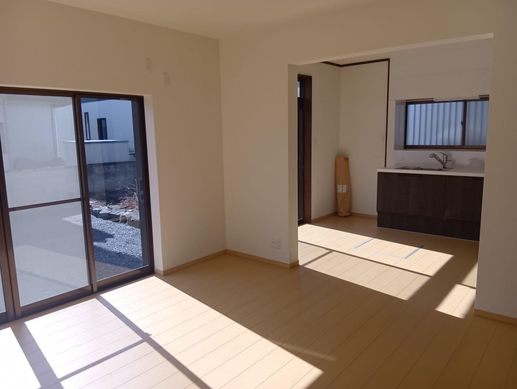 真岡市長田、中古一戸建ての居間画像です