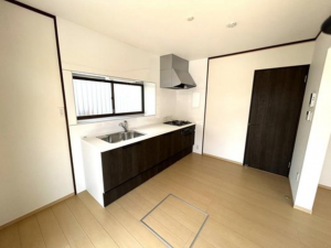 真岡市長田、中古一戸建てのキッチン画像です