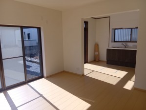 真岡市長田、中古一戸建ての居間画像です