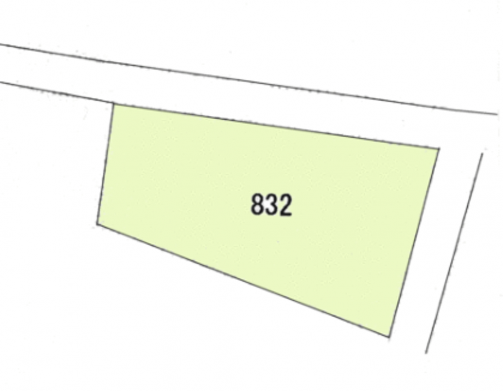 真岡市石島、土地の間取り画像です