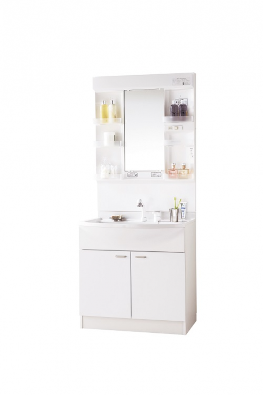 真岡市大谷台町、中古一戸建ての洗面画像です