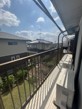 真岡市大谷台町、中古一戸建てのバルコニー画像です