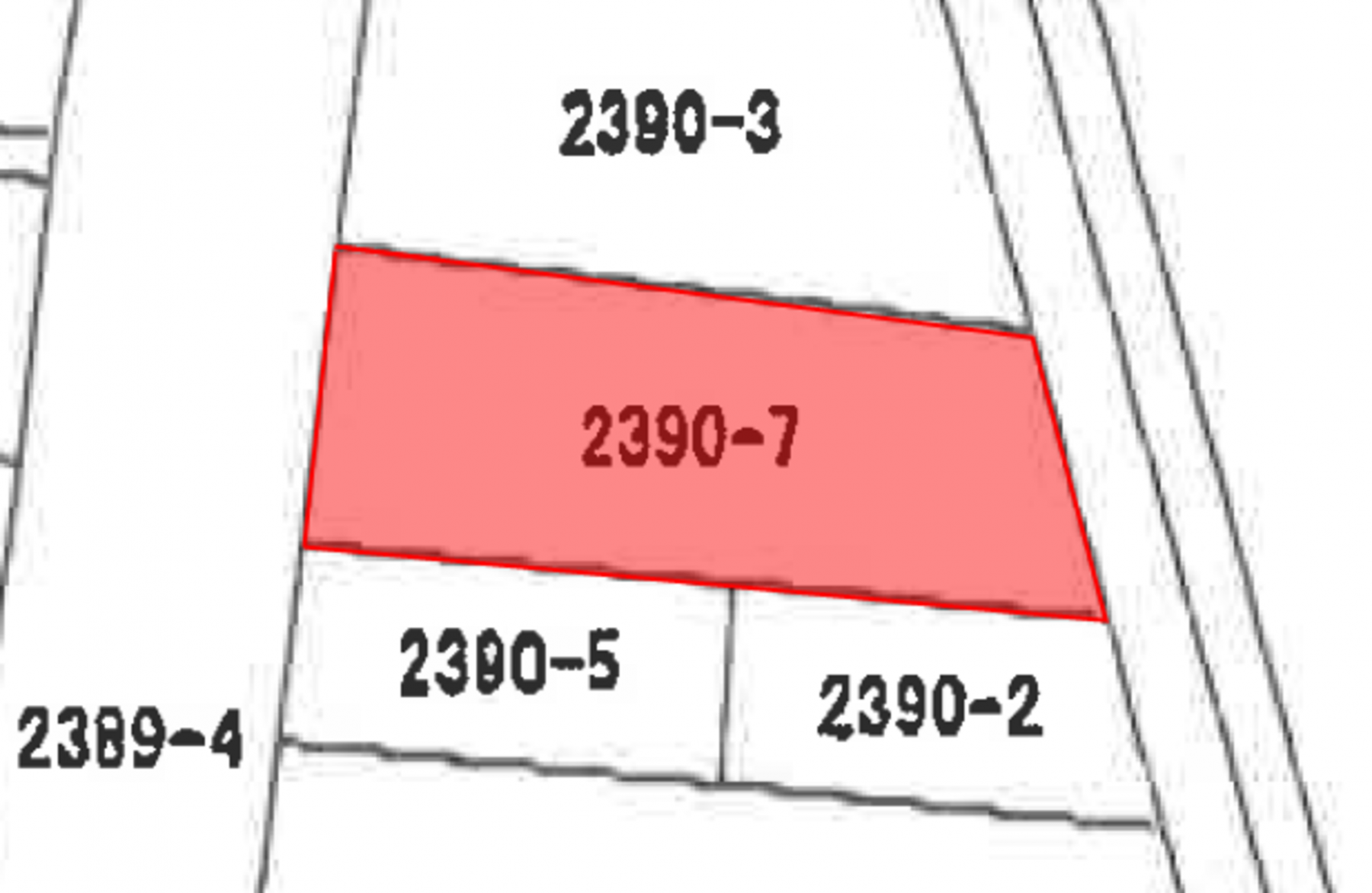 真岡市台町、土地の間取り画像です