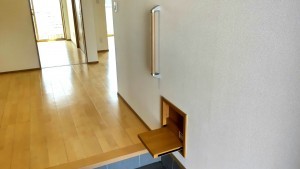 芳賀郡芳賀町大字祖母井、中古一戸建ての玄関画像です