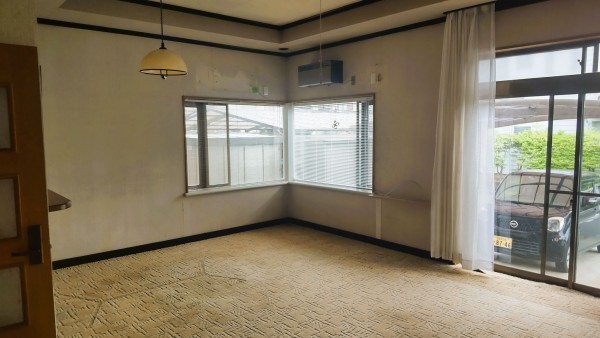 真岡市高勢町、中古一戸建ての居間画像です
