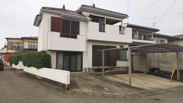 真岡市高勢町、中古一戸建ての外観画像です