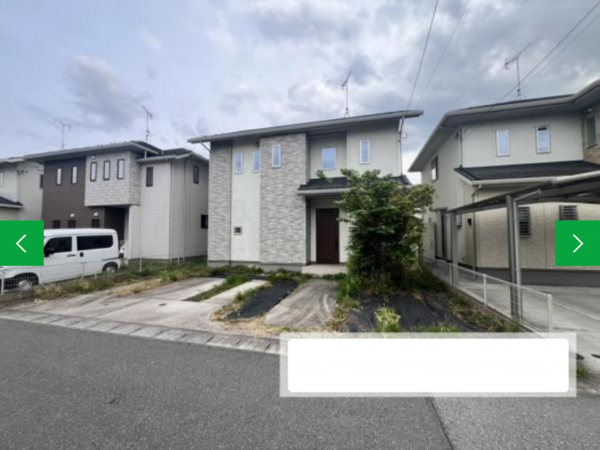 真岡市上大沼、中古一戸建ての外観画像です