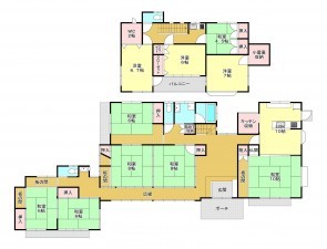 芳賀郡益子町大字塙、中古一戸建ての間取り画像です