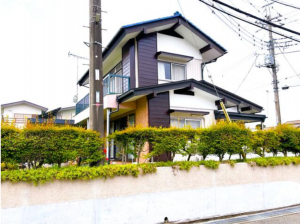 真岡市大谷台町、中古一戸建ての外観画像です