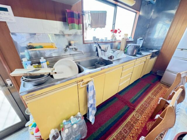 真岡市熊倉町、中古一戸建てのキッチン画像です