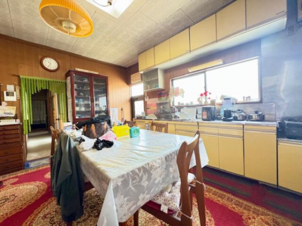 真岡市熊倉町、中古一戸建てのキッチン画像です