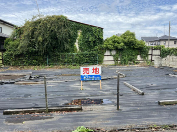 真岡市勝瓜、土地の画像です