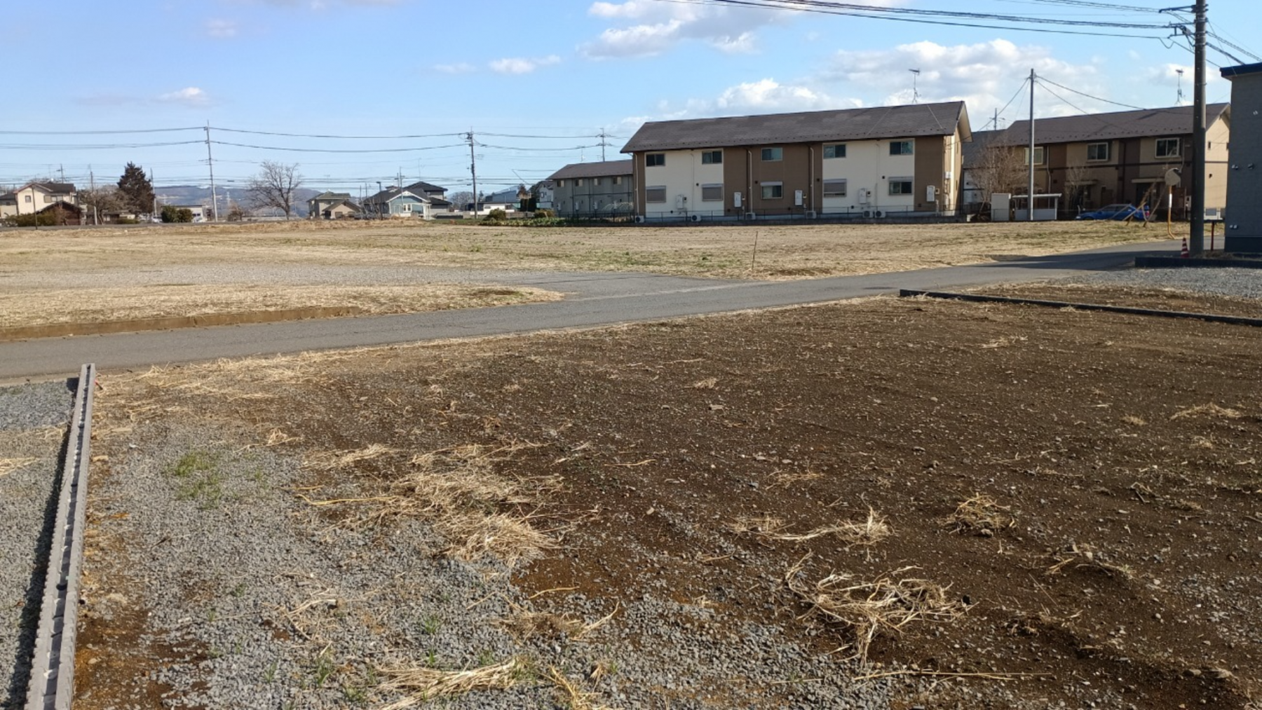 真岡市さくら、土地の画像です
