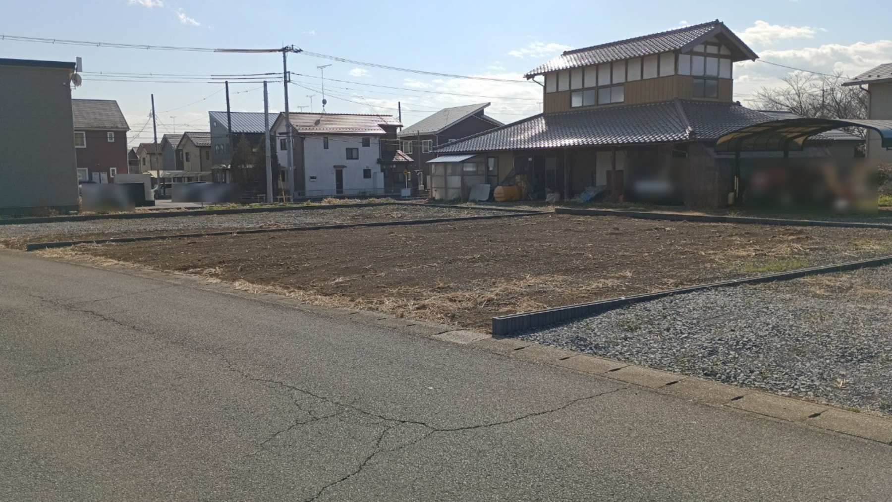 真岡市さくら、土地の画像です