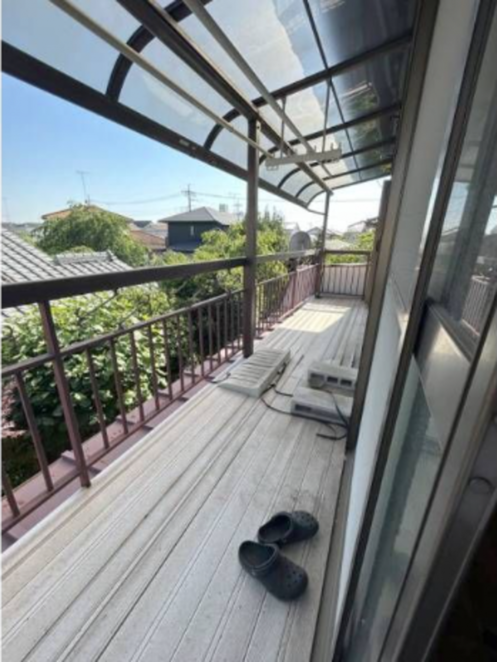 真岡市荒町、中古一戸建てのバルコニー画像です