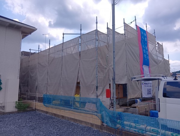 真岡市荒町、新築一戸建ての外観画像です