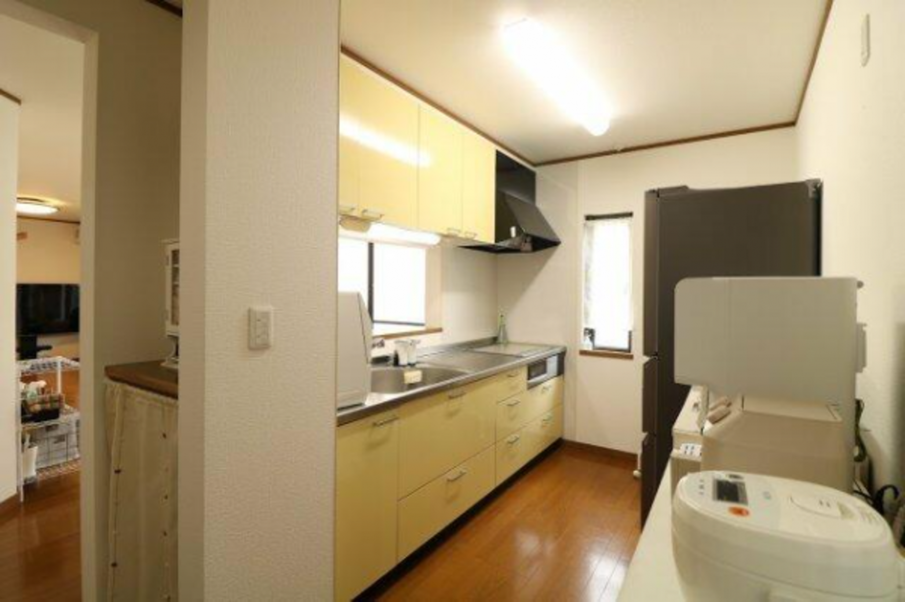 真岡市大谷台町、中古一戸建てのキッチン画像です