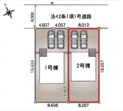 真岡市長田、新築一戸建ての画像です