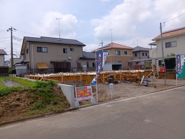 真岡市長田、新築一戸建ての画像です