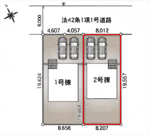 真岡市長田、新築一戸建ての画像です