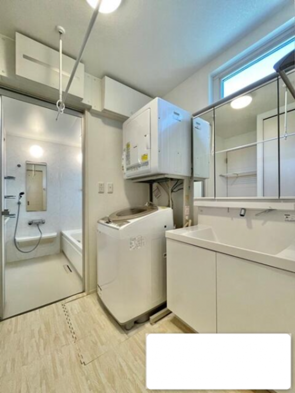 芳賀郡市貝町大字椎谷、中古一戸建ての洗面画像です