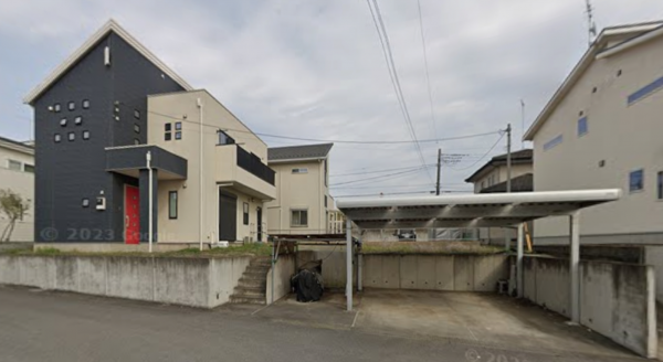 真岡市亀山、中古一戸建ての外観画像です