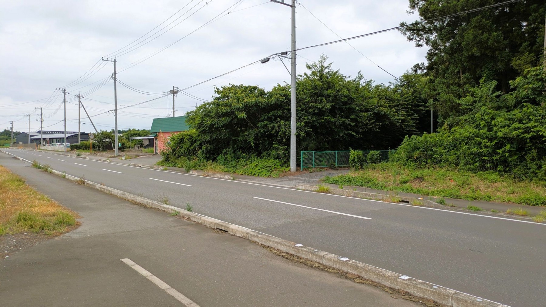 芳賀郡益子町大字七井、土地の画像です