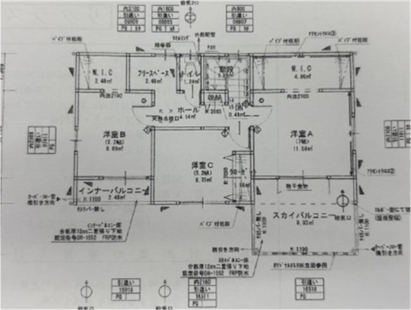 真岡市高勢町、中古一戸建ての間取り画像です