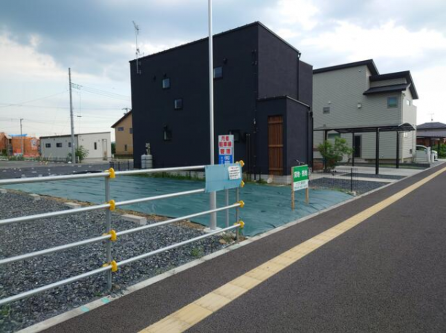 真岡市中萩、土地の画像です