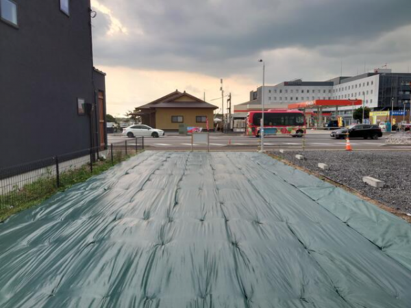 真岡市中萩、土地の画像です