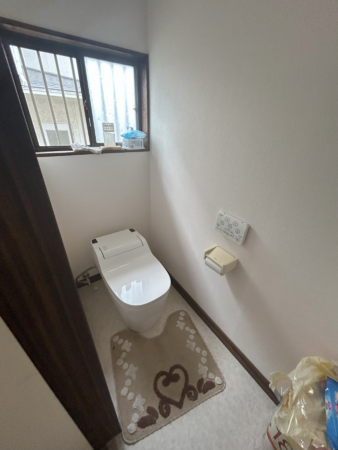 真岡市八木岡、中古一戸建てのトイレ画像です