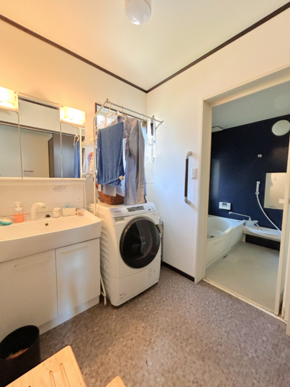 芳賀郡芳賀町大字八ツ木、中古一戸建ての洗面画像です