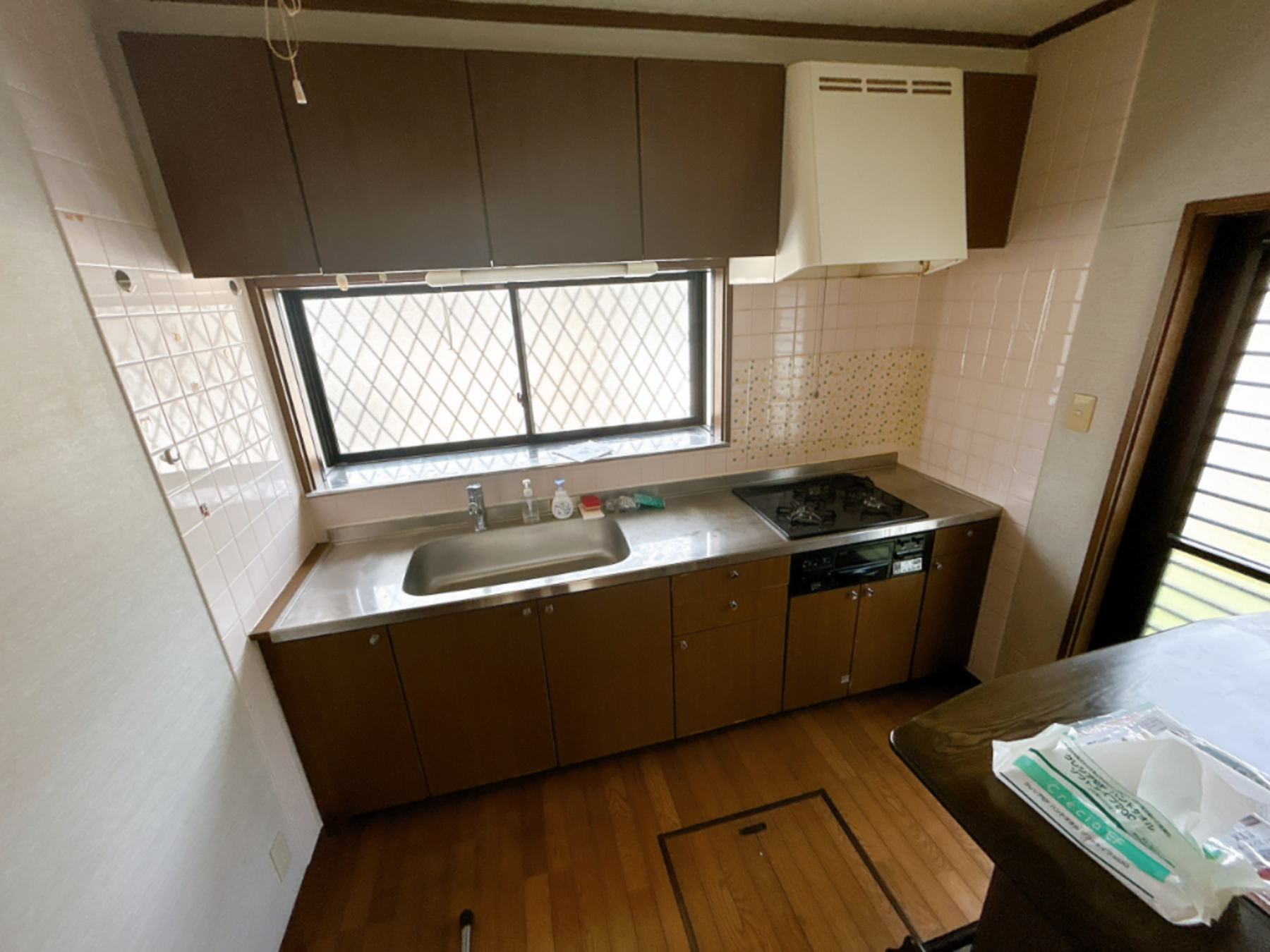 真岡市熊倉、中古一戸建てのキッチン画像です