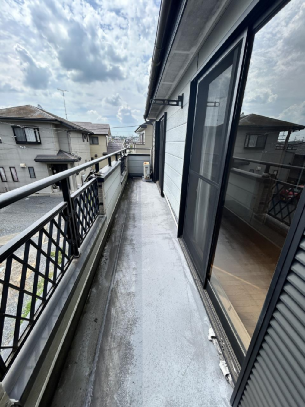 真岡市熊倉、中古一戸建てのバルコニー画像です