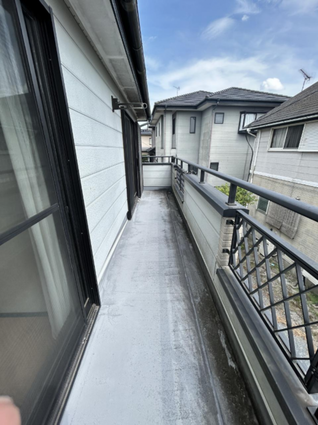 真岡市熊倉、中古一戸建てのバルコニー画像です